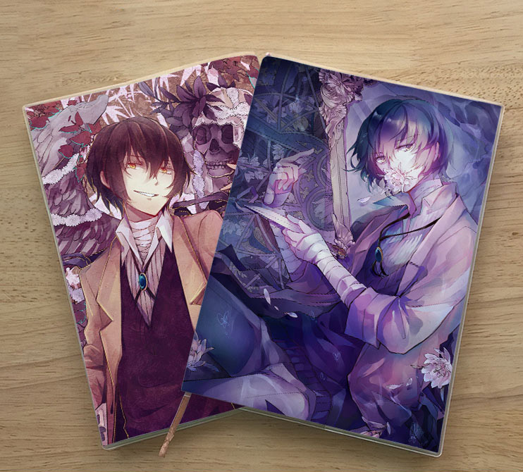 Anime perros callejeros Bungou Nakajima Atsushi osamu dazai Edogawa Ranpo estudiante protección de ojo Bloc de notas diario memorando de cumpleaños: I