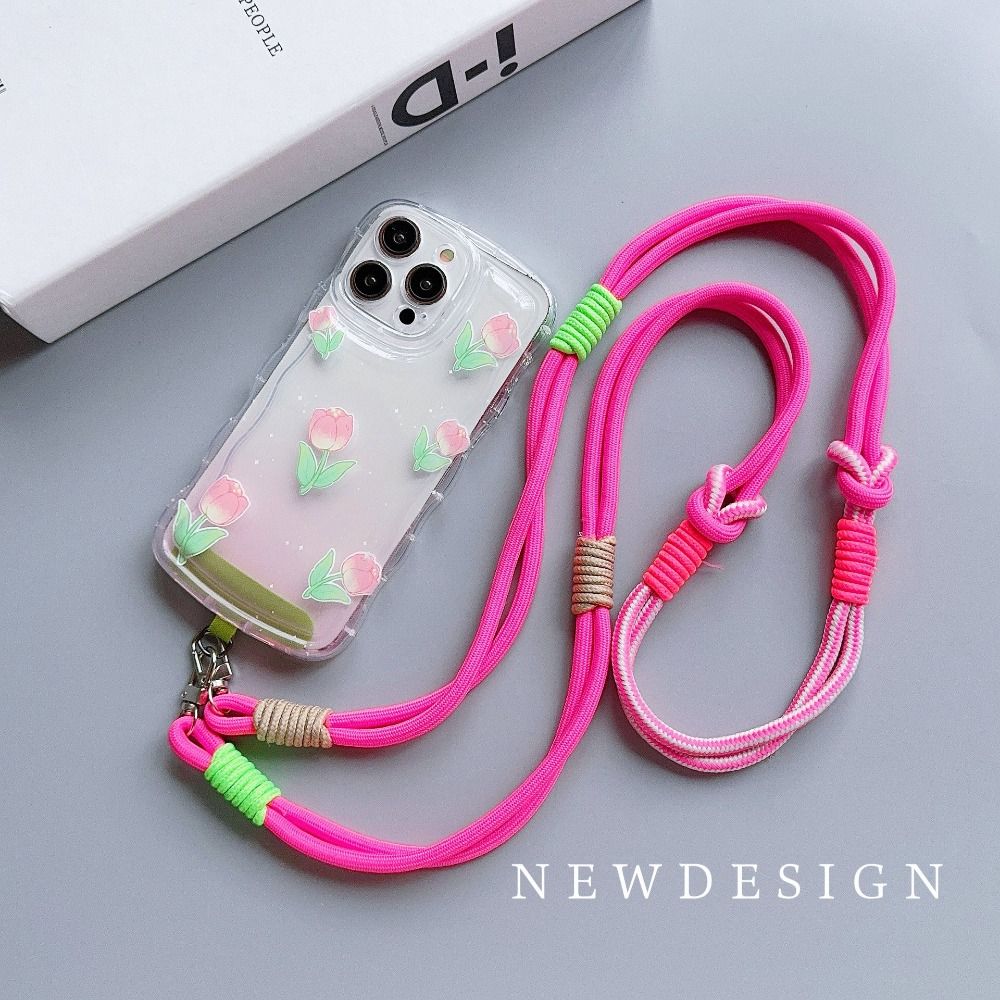 Chain Rope Mobile Phone Back Clip Holder Bowknot R... – Vicedeal