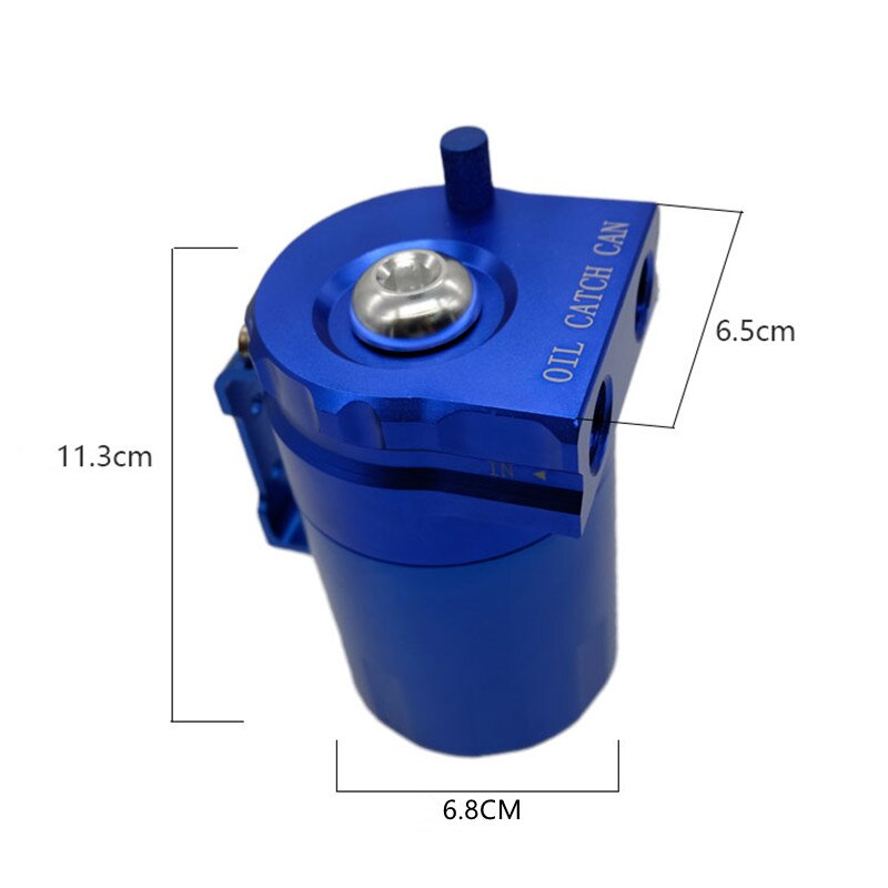 SPSLD-tanque de depósito de aceite de aluminio, accesorio con filtro de aire, Universal, 300ML