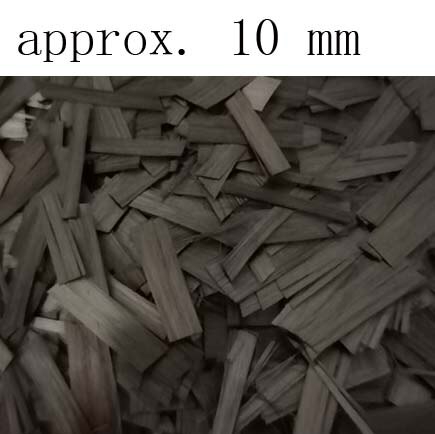 Carbon Fiber Chopped Wire Forged cut short Fibre Filament Debris Fragment Chippings 2mm / 5mm / 8mm / 10 mm weight: 500g: 10mm-500g
