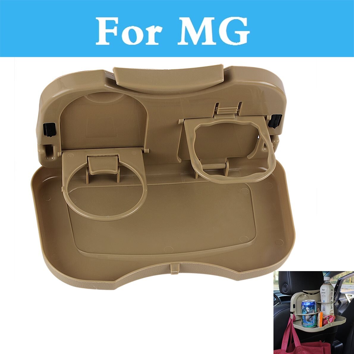 Bil klapbord drik flaskeholder stand skrivebord bagsæde auto drink kop bakke til mg sv zr zs  zt 350 3 5 550 6 gs tf xpower