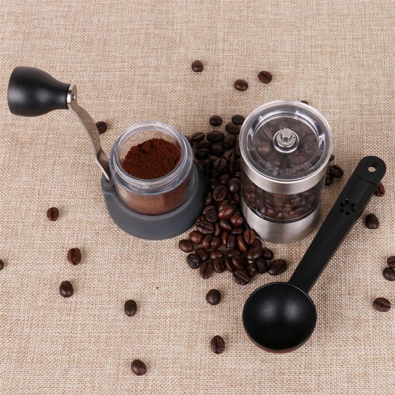 Handheld Mini Portable Spice Grinder Coffee Mill Coffee Grinder Hand Grinder with Hand-Crank for Office Outdoor Activities Use