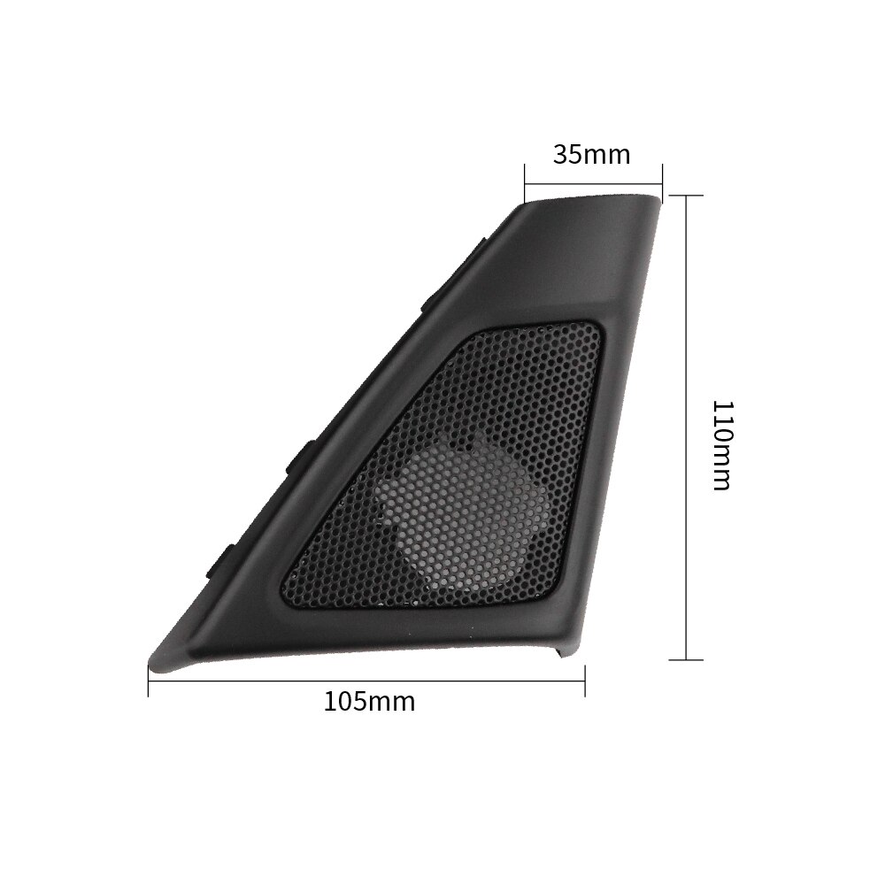 Hifi-System Hochtöner Hörner Abdeckung für BMW F10 F11 5 Serie Umrügestochen Installation Vorderseite Tür Lautsprecher Adapter Bausatz 1 Paar