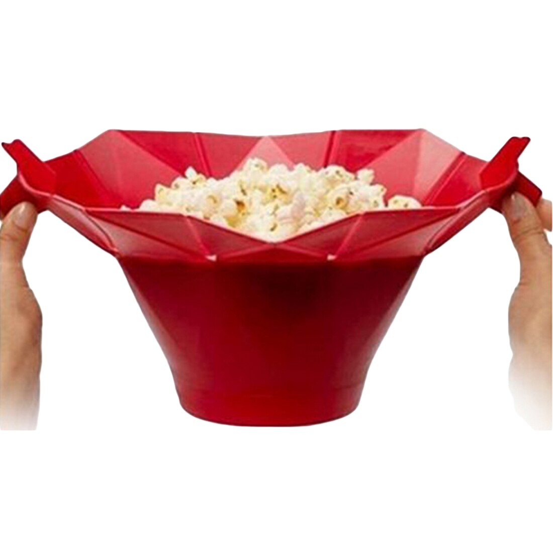 Popcorn Hersteller DIY Silikon Mikrowelle Popcorn Hersteller Falten Eimer verrotten Grün Lebensmittel Container