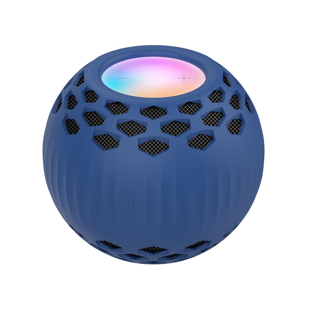 Høyttalersilikonetui mykt beskyttende skall fallbestandig støtsikkert støvtett beskyttelsesdeksel til apple homepod mini-høyttaler