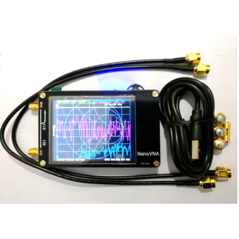 NanoVNA VNA 2.8 inch LCD HF VHF UHF UV Vector Network Analyzer 50KHz ~ 900MHz Antenna Analyzer Built-in battery