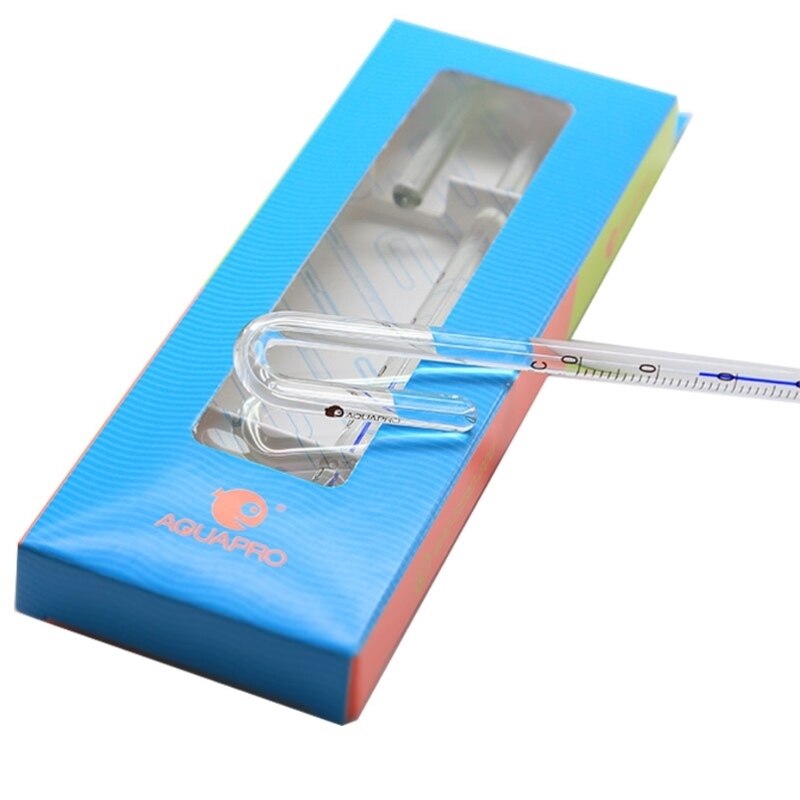 Thermomètre ada-style U pour Aquarium, en forme de U suspendu au verre, moniteur de température pour réservoir en verre de 6mm 8mm 10mm 12mm 15mm d&#39;épaisseur