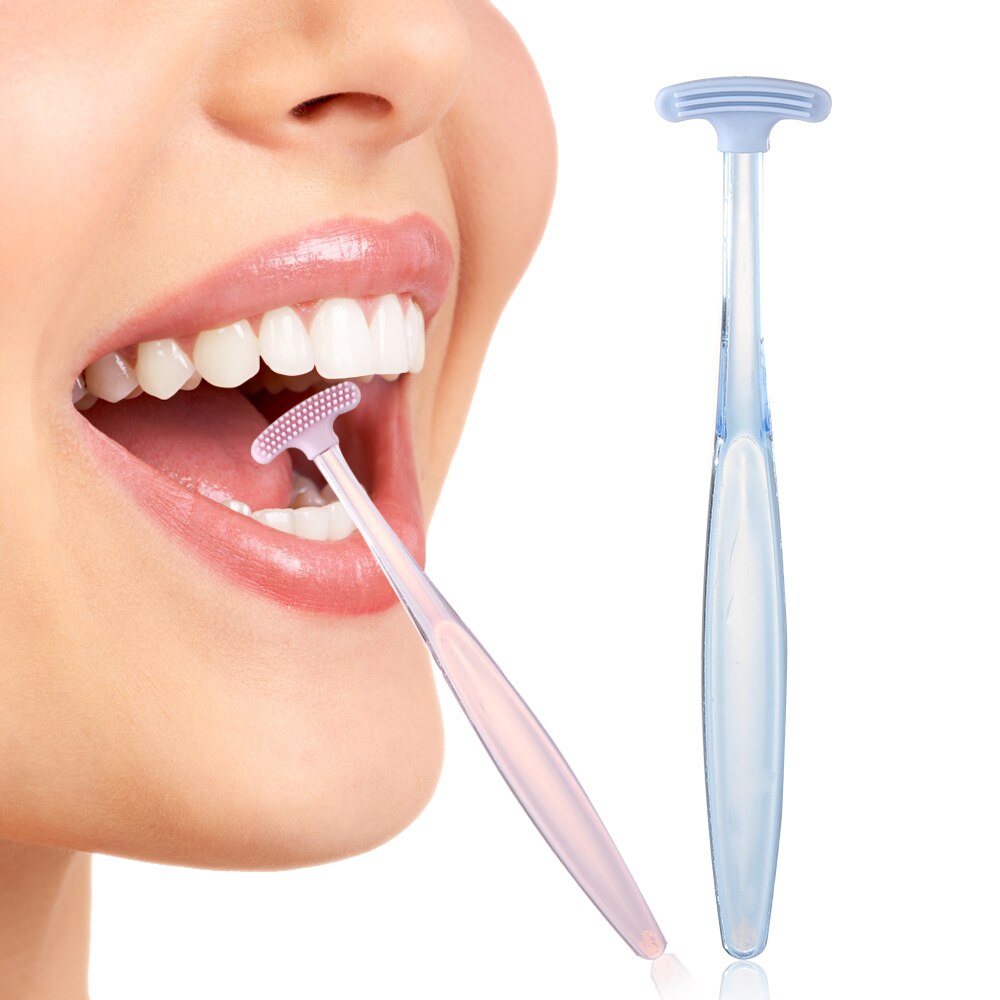Raspador de lengua de silicona Oral lengua cepillo limpiador aliento fresco limpieza de la lengua cepillo de dientes higiene Oral herramientas de cuidado de salud