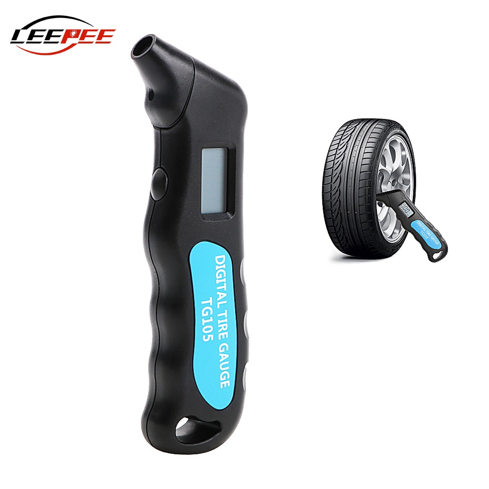 DIYWORK Car Accessories Auto Tyre Meter Manometer Car Tire Air Pressure Gauge Digital LCD Motorcycle Tools Universal
