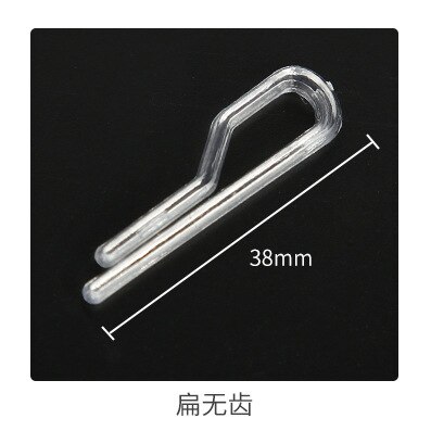 1000 pezzi di plastica trasparente clip trasparente calze multifunzione clip di stoffa molletta dentata per camicia reggiseno scontrino calzino pantaloni: B 38mm  1000pezzi