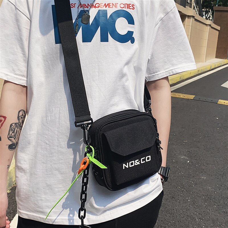 Original Brand Couple Shoulder Bag Brand Personality Messenger Bag Ins Bag Girl Bag Street Trend Single Shoulder Bag