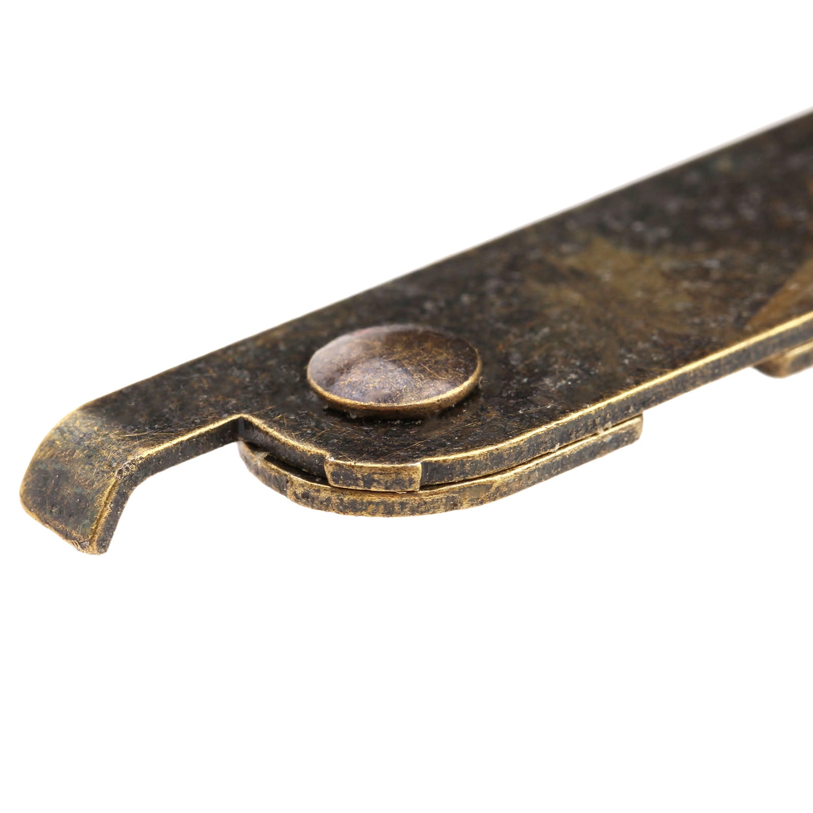 Bisagra de hierro para muebles bisagras de soporte de tapa de bronce antiguo para caja, bisagras de soporte para joyería, cofre, puerta de armario, cocina, bisagras de armario, 2 uds.