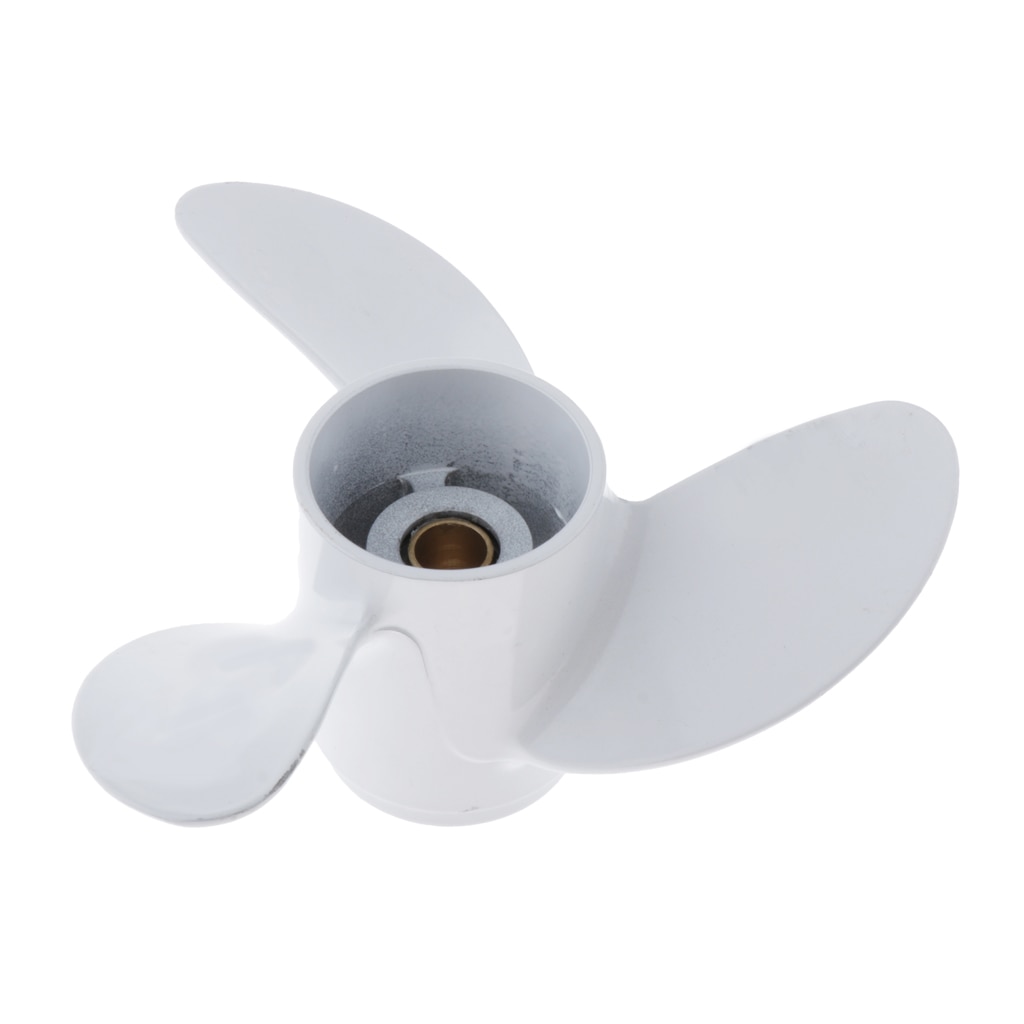 2 Stroke 3 Blade Prop Propeller for Inflatable Boat Kayak Canoe Fishing Dinghy Raft - Easy Installation - Select Sizes