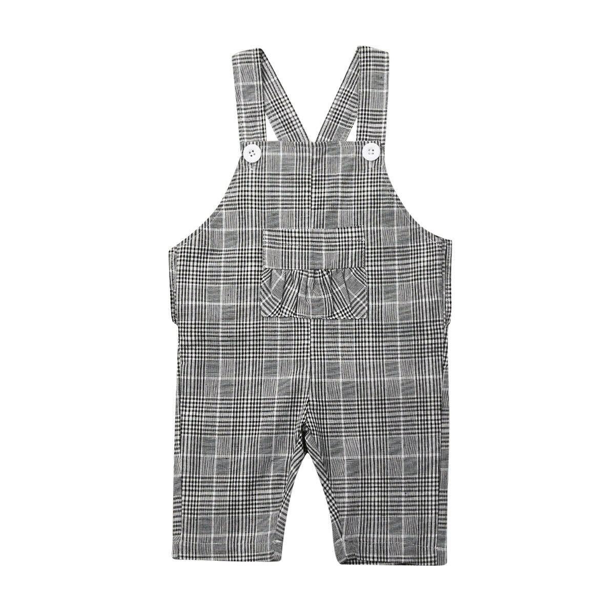 Uk Peuter Kids Baby Jongens Meisjes Broek Overalls Broek Jarretel Jumpers Jumpsuits 0-3T: Grijs / 24M