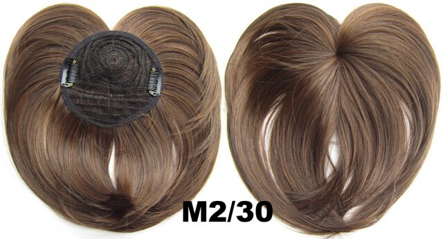 Clip in on synthetic top closure hair fringe head skin hair bang B7 18 colours available 4pcs/lots: B7 Color M2 30