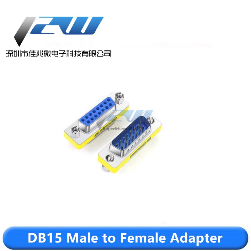 DB9/15/25-pin serial male and female converter adapter RS232 male to male to female to female COM port: DB15 Man to Woman