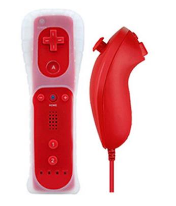 Somatosensory Game Handle Controller for Wii for WiiU Gamepad Built-in Accelerator with Rubber Cover