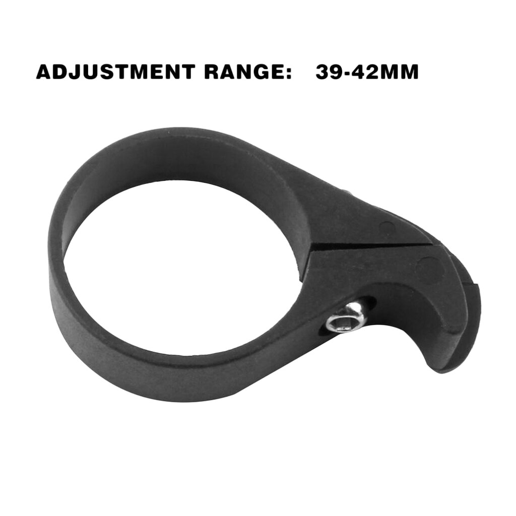 Folding Bike Chainwatcher Single Chain Anti Guide Clamp Adjustable C39-42mm lamp Black for Front Derailleur