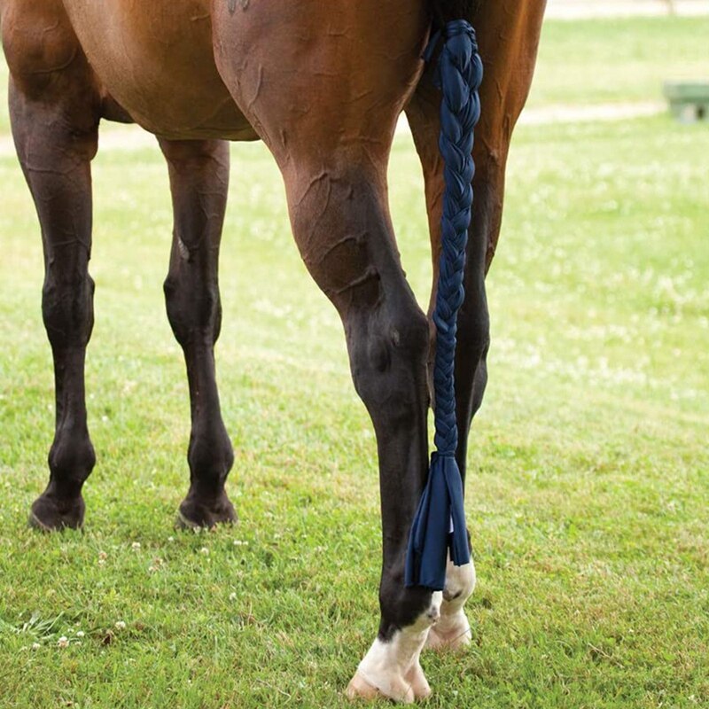 Geweven Paard Tail Bag Elasticiteit Gevlochten Anti-Mug Vliegt Houden Warming Beschermende Paard Staart Guard Tas Voor Animal