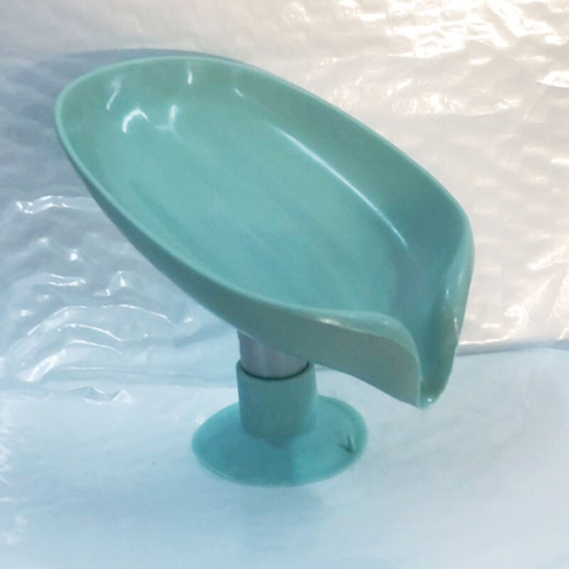 Boîte à Savon en Forme de Feuille avec Écoulement Porte-Savon, Accessoire de Salle de Bain, pour Toilette, Buanderie, Plateau de Support, Gadget, Fourniture de Lessive: Style 2
