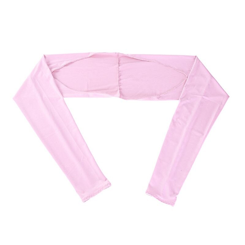 Kvinder sommer anti-uv køle sjal arm ærmer golf ridning udendørs is silke solbeskyttelseshandsker wrap med tommelfingerhul: G