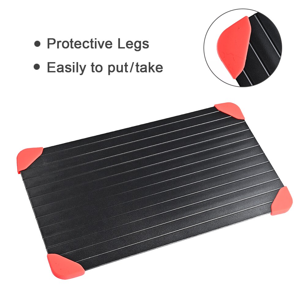 Fast Defrosting Tray Kitchen Meat Fish Food Quick Fast Thaw Defrost Board Trays Kitchen Dining Bar Defrosting Plate Gadget Tool