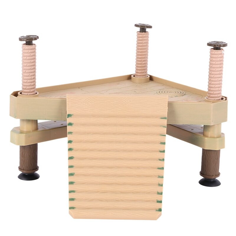 Reptiel Schildpad Kikker Pier Drijvende Platform Met Hond Pluche Puzzel Bijten Molaire Tanden Dinosaurus Piepende Hond Speelgoed