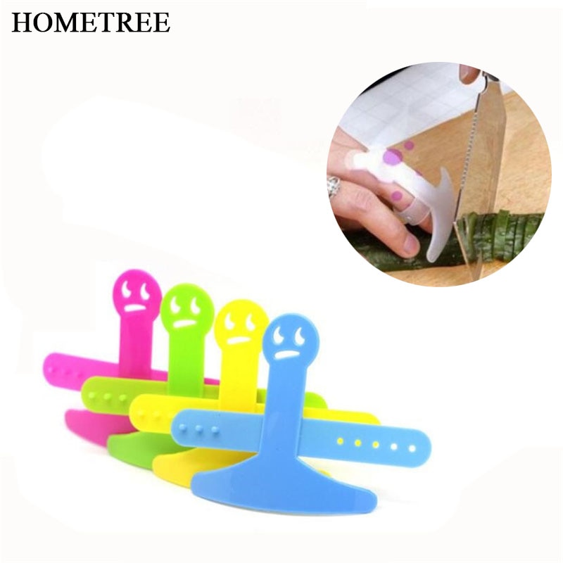 HOMETREE 2 Pcs Plastic Finger Guard Bescherm Vinger Hand Niet Pijn Cut groente Tool Veiligheid Vinger Protector Keuken Gadgets H397