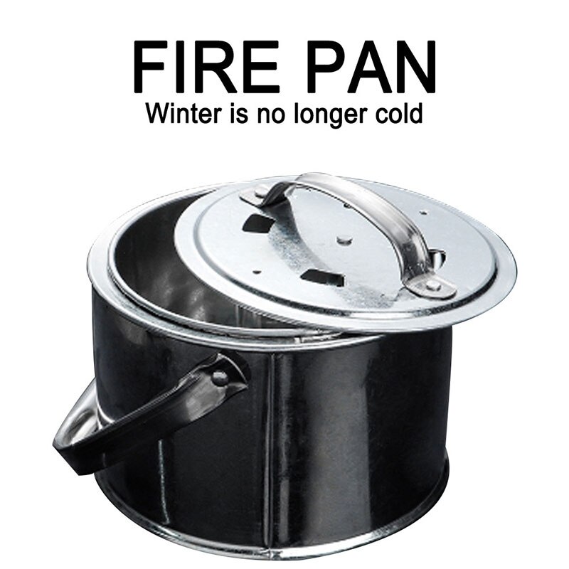 Quemador de carbón portátil para el hogar, cacerola de Metal para barbacoa al aire libre, novedad