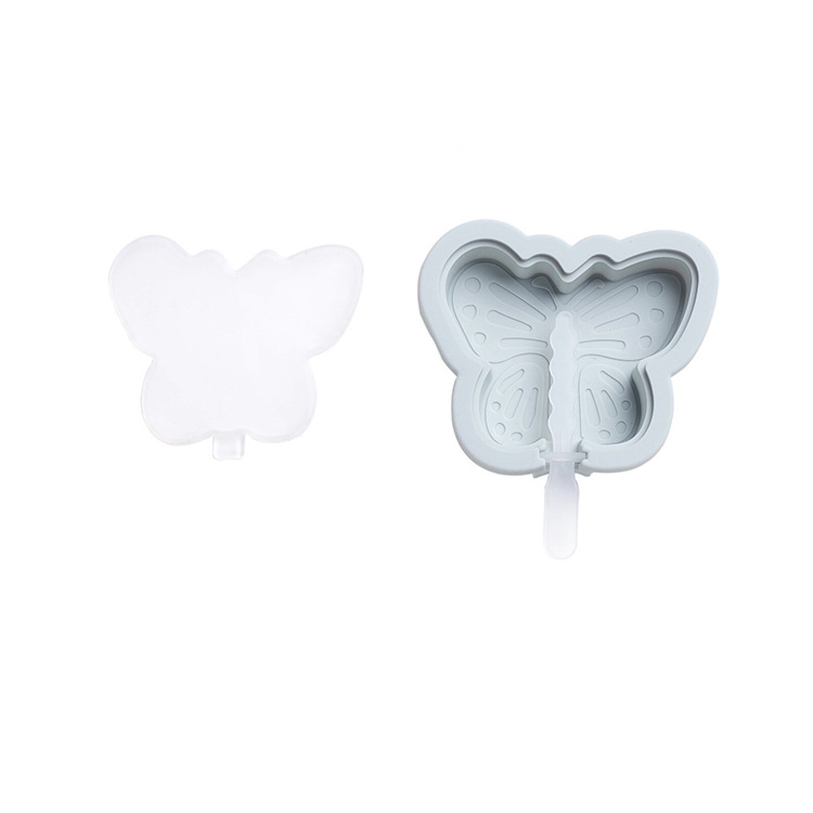 Handmade DIY Silicone Ice Cream Mold Making Ice Box Popsicle Mold Home Ice Cream Homemade F rozen Ice Cubes For Children Cute: E