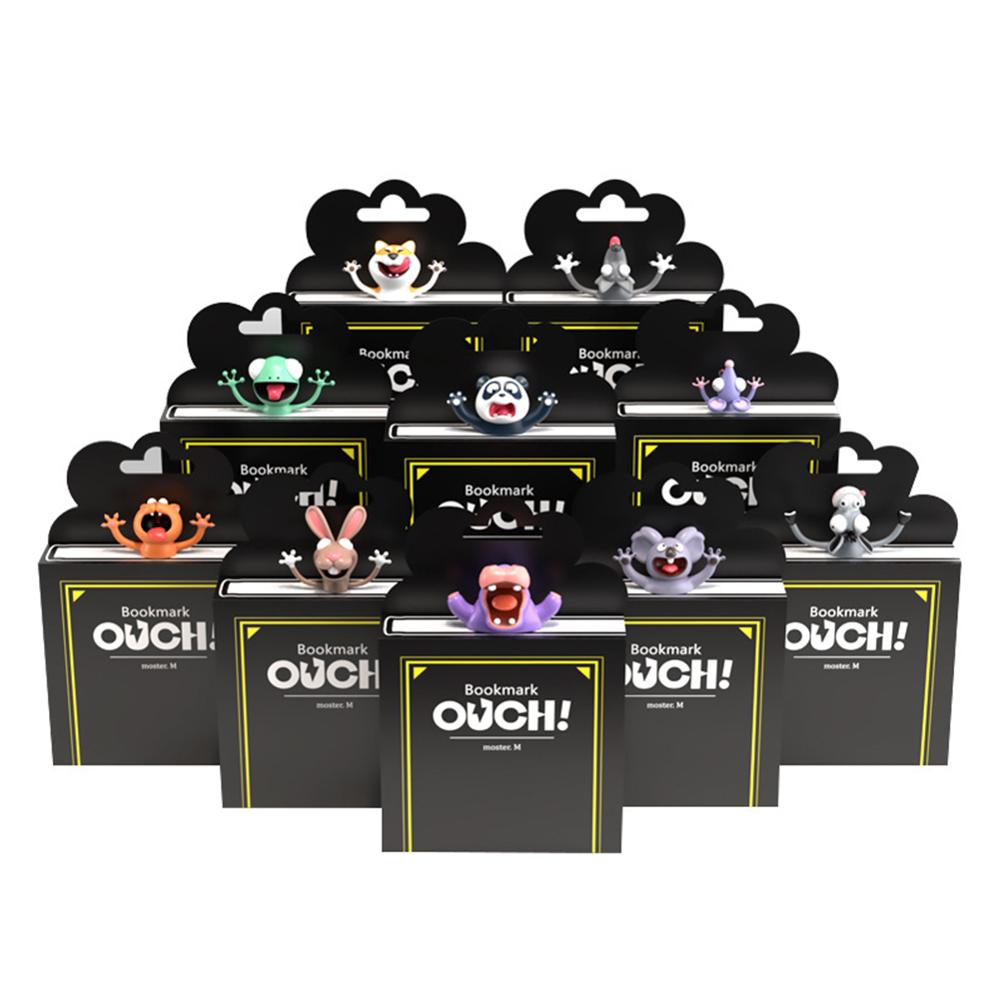 3D Animal Wacky Bookmarks Cute Book Marks Cartoon Bookmark for Kids Teens Boys Girls Help with Reading