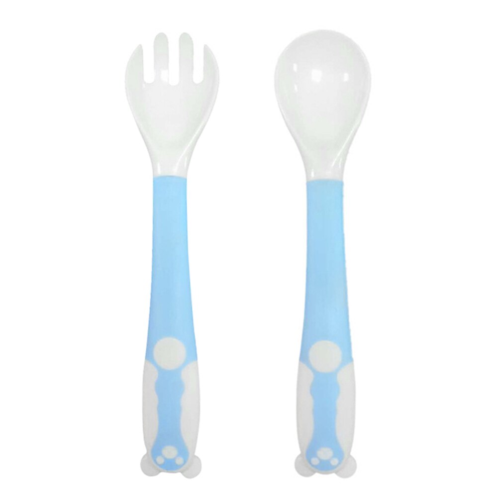 Ensemble de vaisselle pliable pour bébé, cuillère, fourchette, alimentation, pliage des coudes, formation à la torsion,