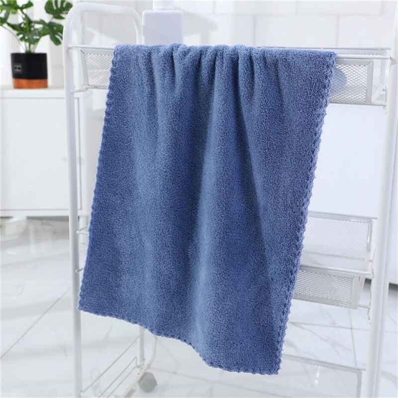 ODN Brand Super Absorbent Bath Towels For Adults Large Towels Bathroom Body Spa Sports Luxury Microfiber Bath Towel: gray blue