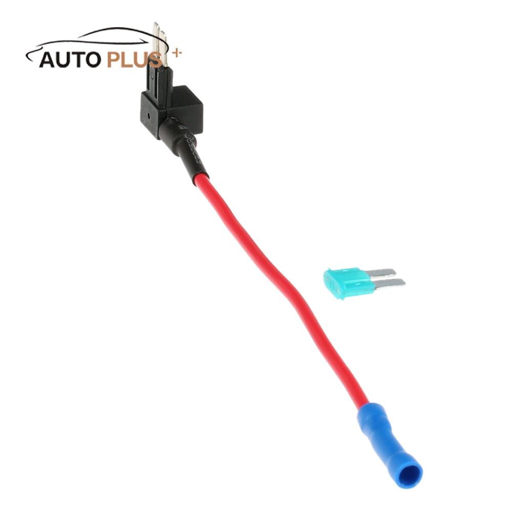 Micro 2 Micro II ATA Standard Fuse Add A Circuit 32V 15A Car Blade Fuse Auto Vehicle Circuit Protection with Fuse Adapter