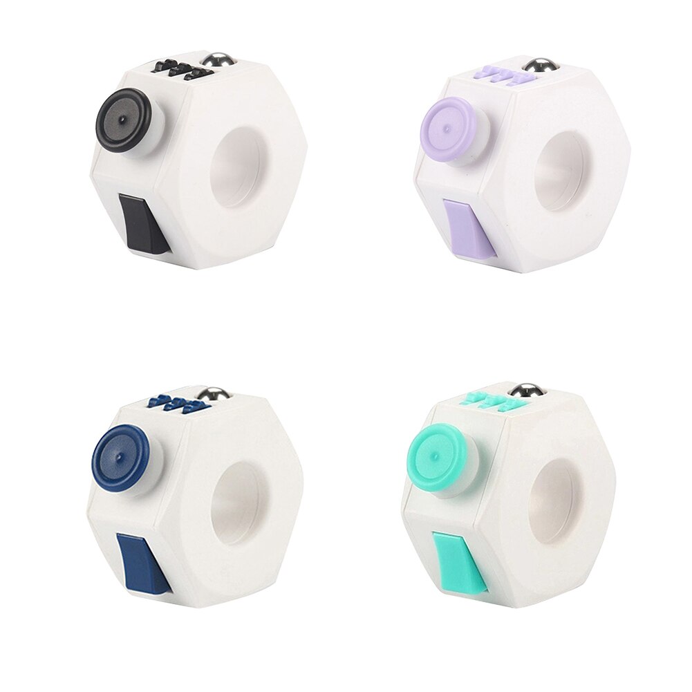 Kinderen Plezier Druk Vermindering Speelgoed Fidget Ring Decompressie Speelgoed Grappige Stress Vinger Vent Zintuiglijke Speelgoed