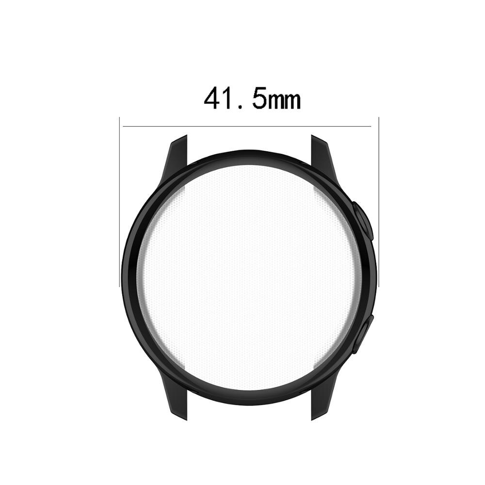 Galaxy watch actieve case voor Samsung galaxy watch actieve cover/r500 plating kleurrijke Transparante TPU soft case anti-fall cove