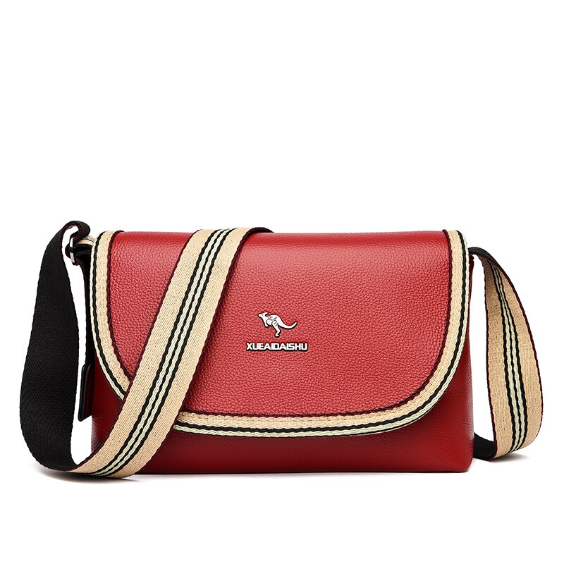 Beatfull Mode Handtassen voor Vrouwen, Pu Lederen Schoudertassen Cross Body Bag met Bee, Wit, L