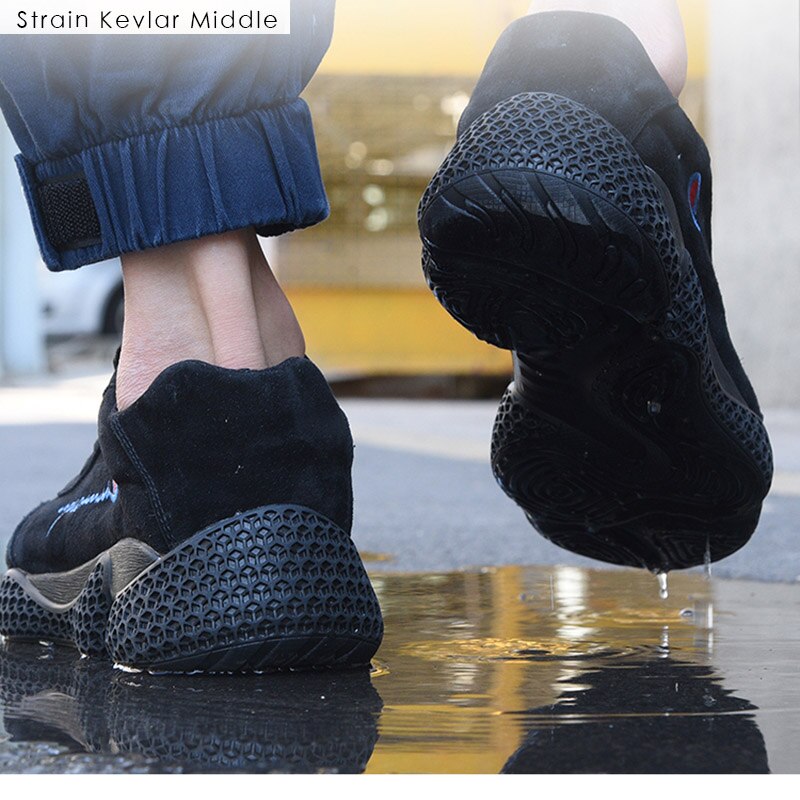 ROXDIA Labor protection shoes men's comfortable, breathable, antiskid work shoes, anti smashing and anti piercing RXM217