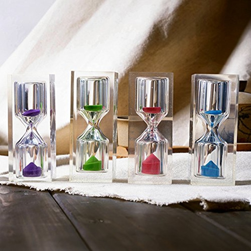 Hourglass Sand Timer 3min Crystal Resin Sand Timer... – Vicedeal