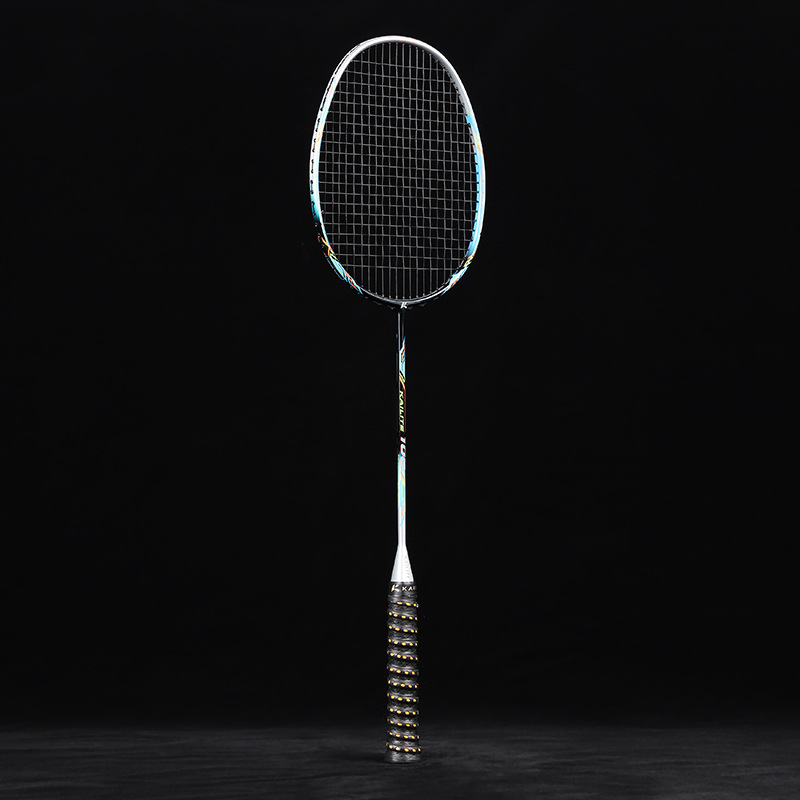 Ultralight 50g 10U Carbon Fiber Badminton Racket Super Lightest Graphite Racquet With String 30LBS Adult -40