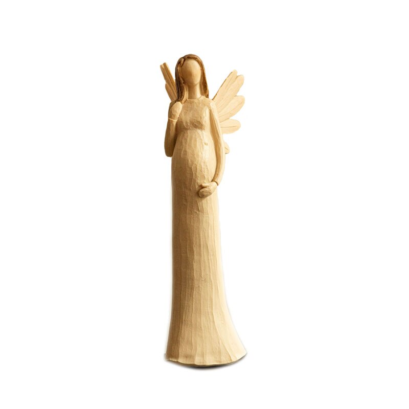 Nordisk engel mor dekorationornament hjem tilbehør harpiks engel hjem decore