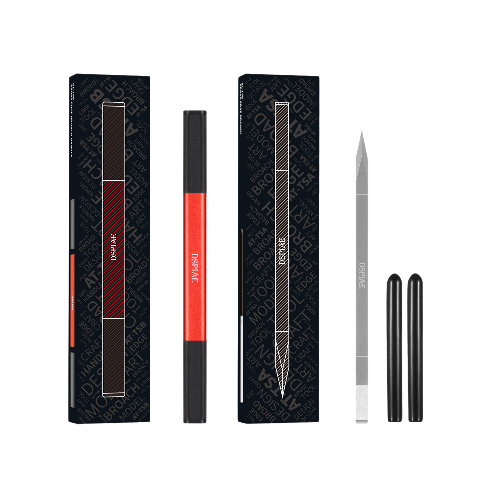 Neue Dspiae beim-TSA/beim-TSB Breite Kanten-Räumnadel, vielseitiges drücken-Messer aus 440-Edelstahl mit breiter Öffnung für Modellbau, Hobby-DIY-Werkzeuge