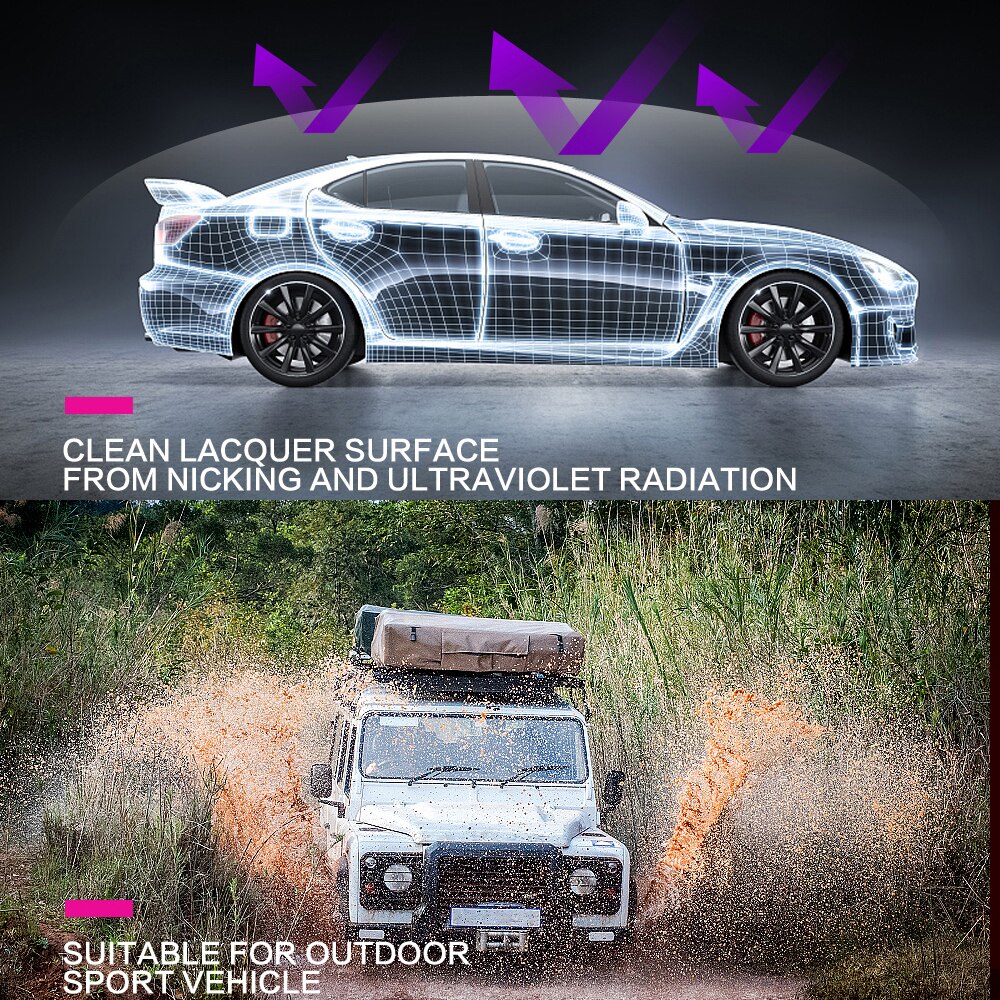 500ml Transparent Car Paint Spray Protection Auto Clothes Covering Film Suitable For Outdoor Sport Vehicle 17.64 Oz