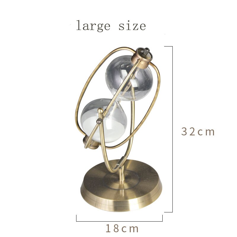 30 / 60 Minute Sand Hourglass Timer Sandglass Countdown Timing Sandglass Sand Clock Timer Nordic Home Decor: large (60Minute)