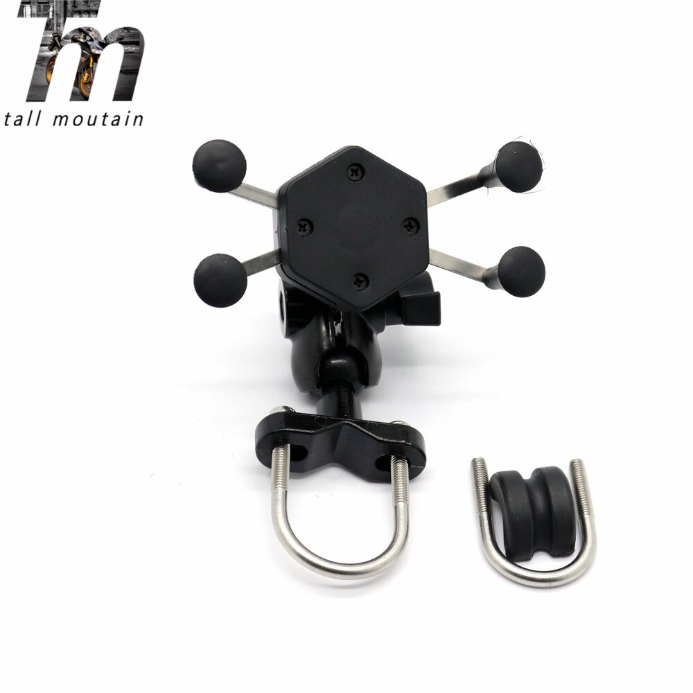 X-Grip Phone Holder USB Charger For Bajaj Pulsar 200 NS / Dominar 400 Motorcycle GPS Navigation Mount Bracket