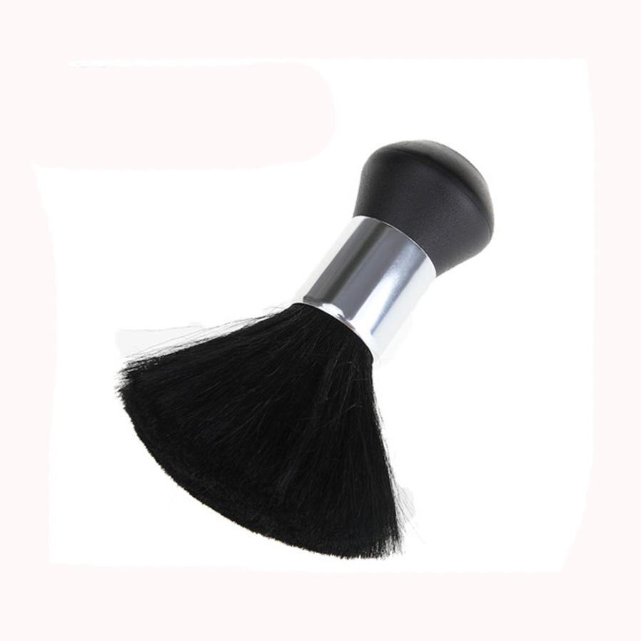 Brosse de cou noir coiffure styliste barbiers Salon cheveux coupe cou Duster brosse rasage brosse homme barbier brosse