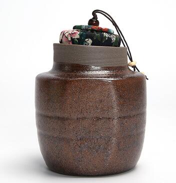 Cajas de almacenamiento de té selladas hechas a mano estilo chino kongfu: H