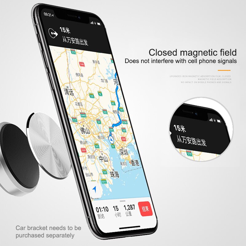 IKSNAIL CD Linie Metall Platte für Magnetische Auto Telefon Halfter Universal- Metall Platte Montieren Magnet GPS Halfter Zubehör Eisen Blatt