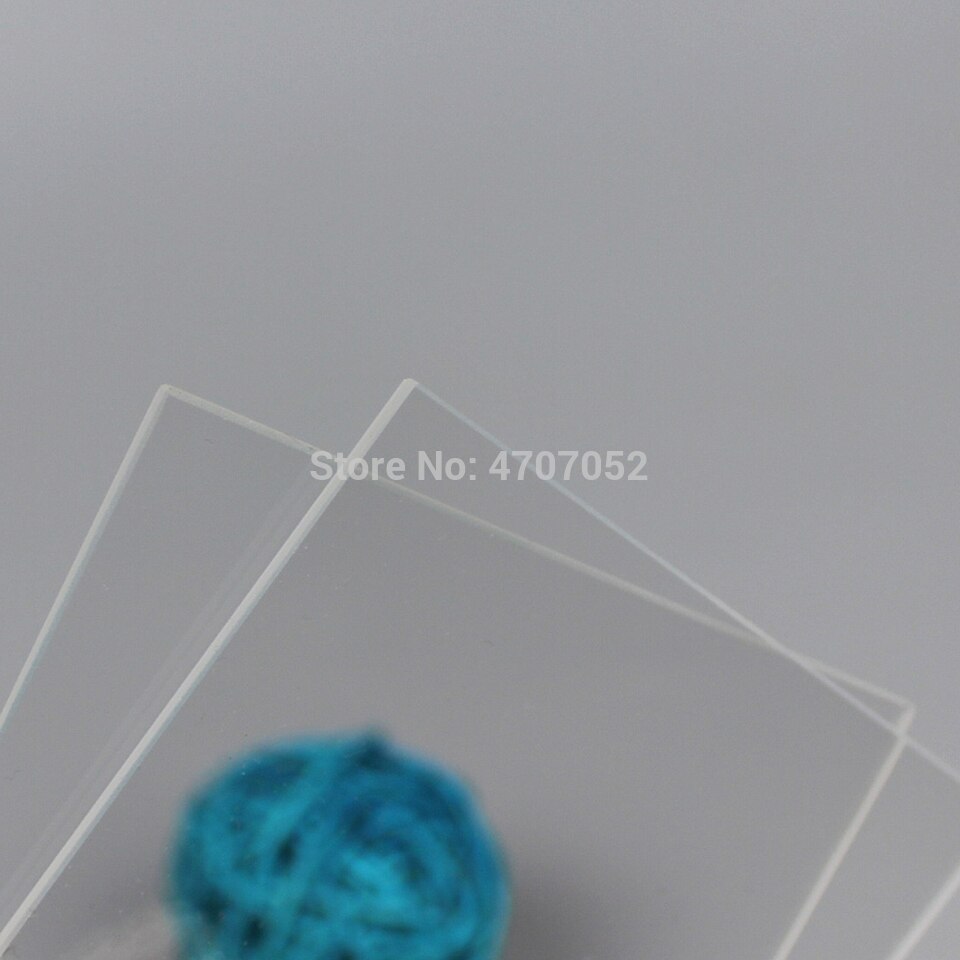 UV Glass Transparent Fused Silica Sheet 30mm*30mm*3mm Quartz Glass Square Plate