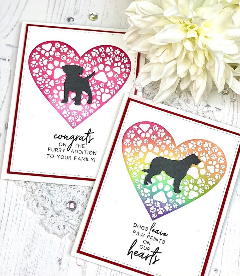 Hond dier metalen snijmallen mal mes scrapbooking stencil diy reliëf knutselen stansen kaarten maken stansen voor